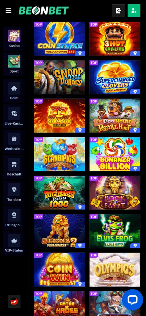 Beonbet Casino Slots