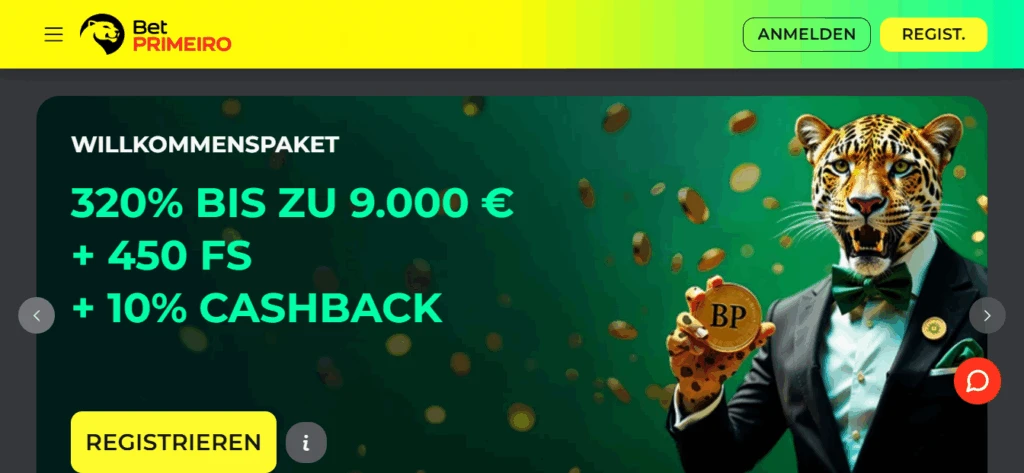 BetPrimeiro Casino Bonus