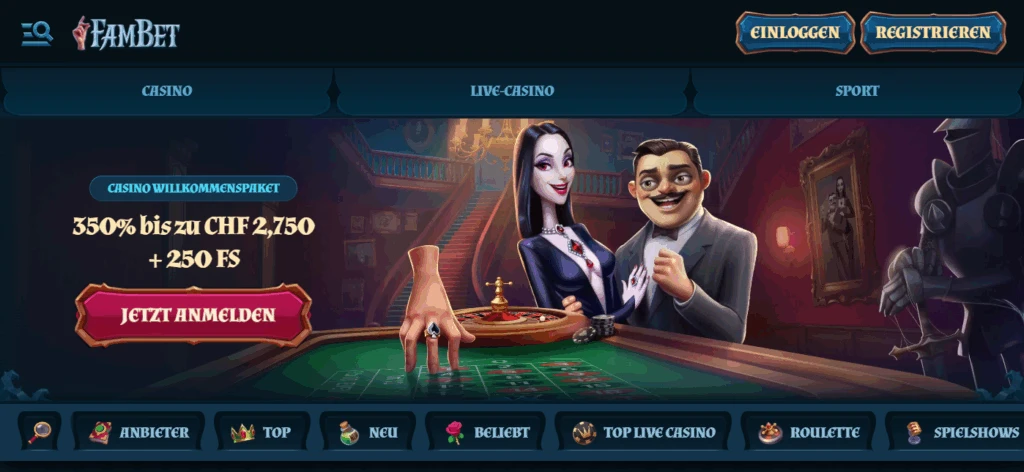 FamBet Casino Bonus