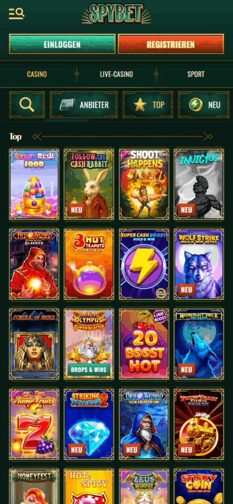 Spybet Casino Slots