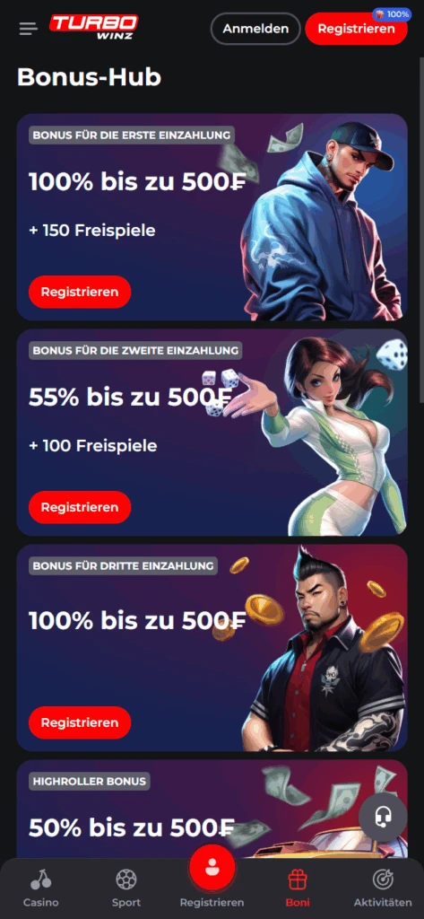 Turbowinz Bonus