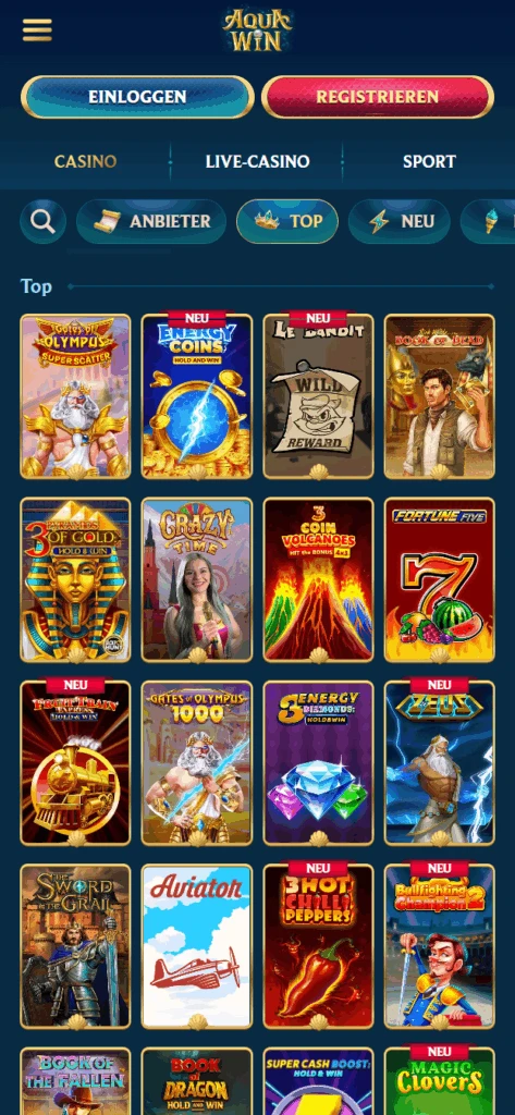 Aquawin Slots