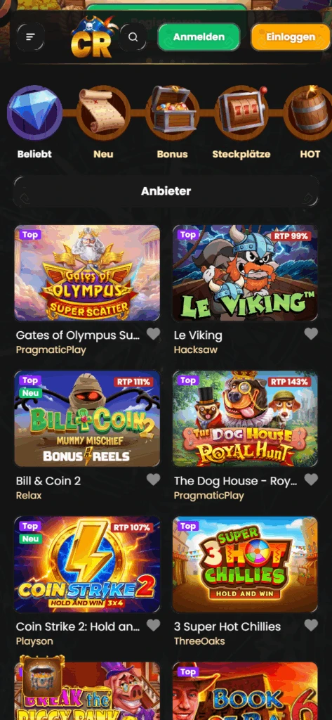 Corsaza Casino Slots