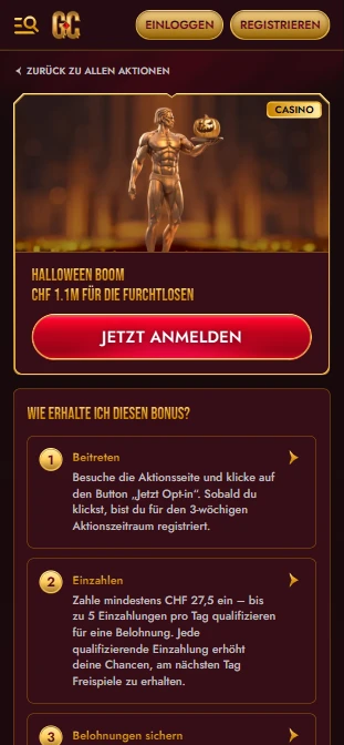 Grand Club Halloween Boom Kalender