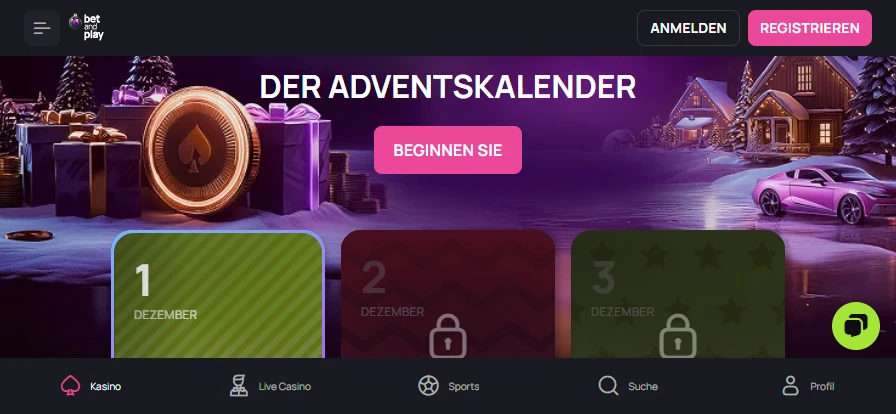 Betandplay Adventskalender 2025