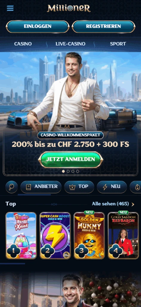 Millioner Casino Bonus
