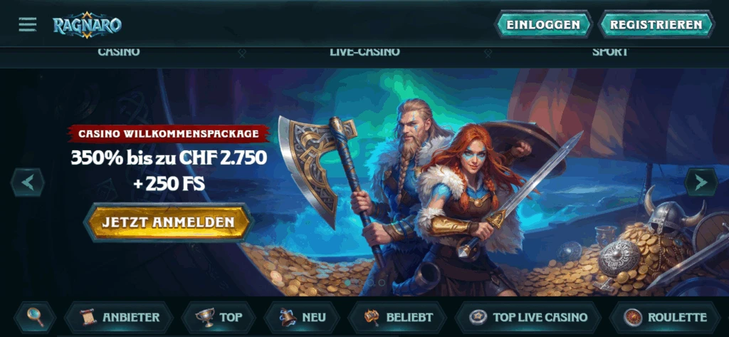 Ragnaro Casino Bonus