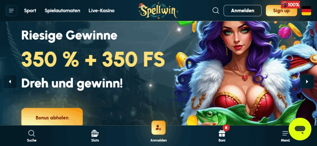 Spellwin Casino Bonus