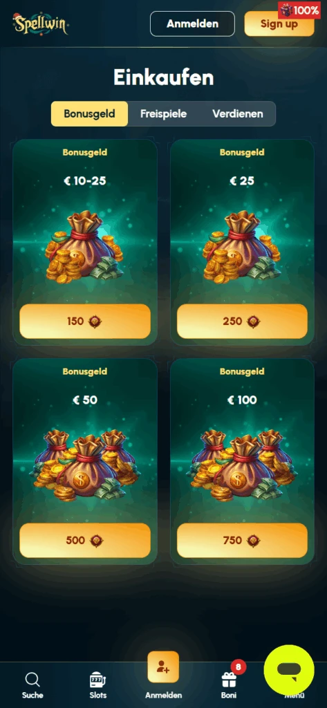 Spellwin Casino Shop