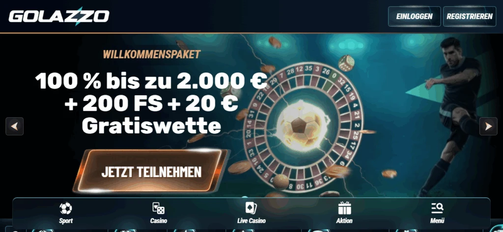 Golazzo Casino Bonus