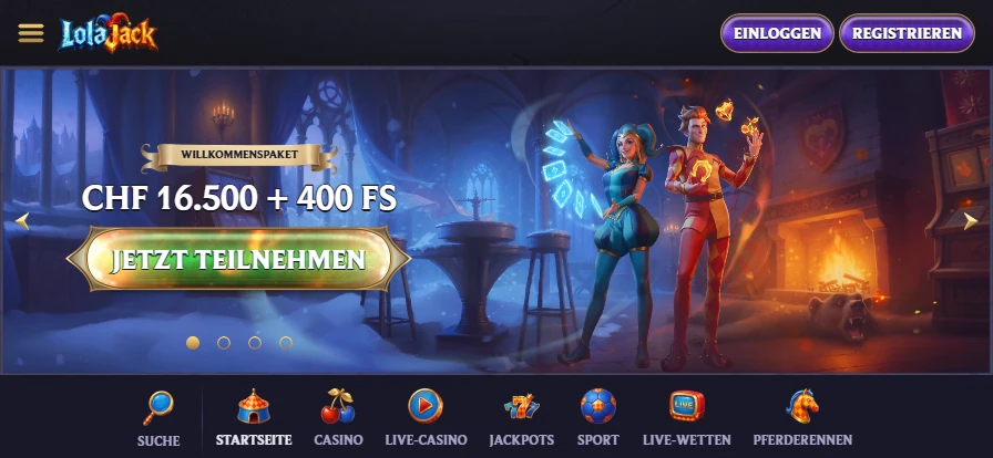 LolaJack Casino Bonus