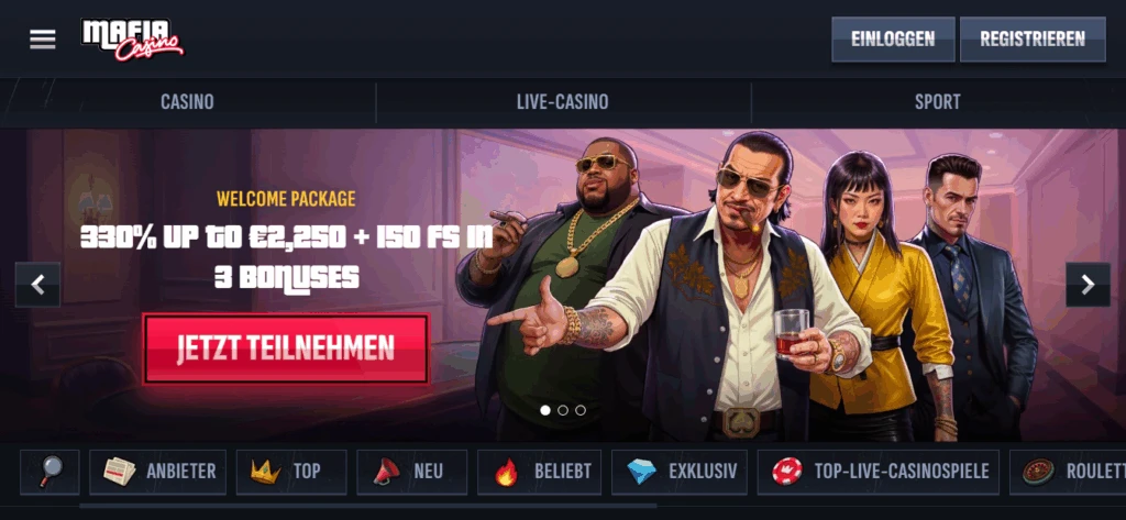 MafiaCasino Bonus